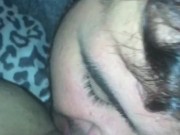 Eats wet, juicy, pussy. His tongue makes me cum 8/16