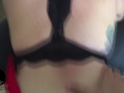 Latina disguised as a devil asks me to penetrate her doggy style 16/16