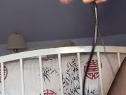 Ripped tights and butt plug 6/16