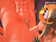 Xenoblade Chronicles' Mythra is the White Coated Aegis of Lust in a Dirty Cum soaked Gangbang 5/16