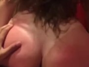 Loira gostosa cavalgando e levando tapa 13/16