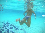 Underwater Mermaid. Amazing underwater show. Bikini underwater 15/16