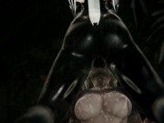 Spider Venom vs Supergirl (Titfuck, Missionary, BJ, Whipping) 13/16