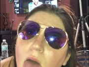 Amazon queen sucks and slurps bbc with her juicy dick sucking lips (with cumshot) 15/16