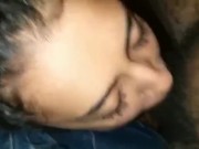 Hardcore deepthroat train on puerto rican black and white chick 13/16