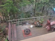 PAWG FUCKS 11 INCH BBC ALL OVER OUTDOORS - @elKonguito @sweetauroramae 12/16