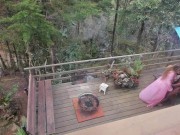 PAWG FUCKS 11 INCH BBC ALL OVER OUTDOORS - @elKonguito @sweetauroramae 5/16