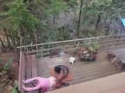 PAWG FUCKS 11 INCH BBC ALL OVER OUTDOORS - @elKonguito @sweetauroramae 7/16