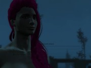 Pregnant woman fucking with a peasant, a man, in a riding position | PC gameplay 4/16