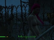 Pregnant woman fucking with a peasant, a man, in a riding position | PC gameplay 9/16