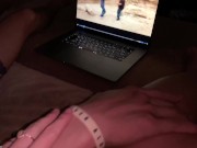 Distracted Guy from Watching Movie with Passionate Sex 3/16