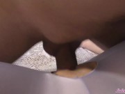 Babe in Glasses Sensual Riding on Dick and Blowjob after Yoga - Oral Creampie 6/16