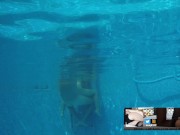 Follada en la piscina con vecinos 12/16