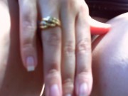 Public masturbation in the public garden come and spy on me wanker! 5/16