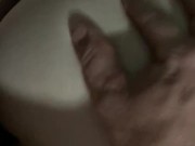 Stepdaughter helps stepdad finish jerking off with bj and sex 16/16