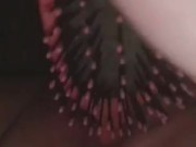 Desperate Girl Uses Brush To Cum 2/16