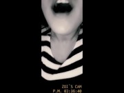 Panties Around Her Ankles for Sneaky Bathroom Masturbation... Shhhhh!  12/16