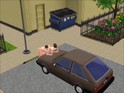 Sex taxi. Payment on the spot! sims 3 sex | cartoon 1/16