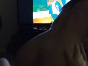 Slutty College Friend Rides Reverse Cowgirl 8/16