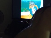 Slutty College Friend Rides Reverse Cowgirl 9/16