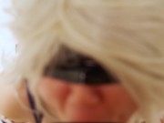 Japanese cosplay ass lick cum in mouth アナル舐め　口内発射　コスプレめろちゃん❤ 14/16