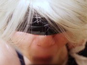 Japanese cosplay ass lick cum in mouth アナル舐め　口内発射　コスプレめろちゃん❤ 7/16