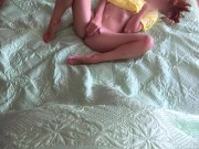 When parents aren't home. Girl caught while watching porn 5/16