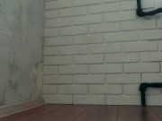 Hot secretary in stockings plays with pussy in the office, public solo masturbation close up 1/16