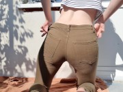 Teen Girl Peeing in Pants 8/16