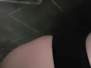 HUGE COCK amateur MILF drinks piss 14/16