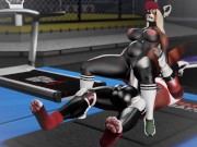 Public Gym Fuck Red Panda Cumflation Breeding - Second Life Yiff 12/16