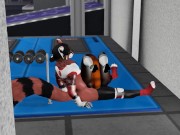 Public Gym Fuck Red Panda Cumflation Breeding - Second Life Yiff 15/16