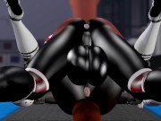 Public Gym Fuck Red Panda Cumflation Breeding - Second Life Yiff 6/16