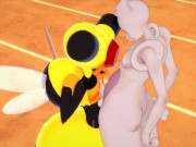 Pokemon - Vespiquen jerks Mewtwo - 3D Hentai 12/16