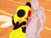 Pokemon - Vespiquen jerks Mewtwo - 3D Hentai 13/16