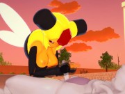 Pokemon - Vespiquen jerks Mewtwo - 3D Hentai 16/16