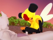 Pokemon - Vespiquen jerks Mewtwo - 3D Hentai 2/16