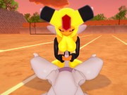 Pokemon - Vespiquen jerks Mewtwo - 3D Hentai 4/16