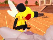 Pokemon - Vespiquen jerks Mewtwo - 3D Hentai 6/16