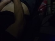Friend record's us and his huge cock in the car. 1/16