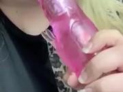 sucking my dildo ended in my fucking my dildo until i squirt then putting 2 in 1 hole 1/16