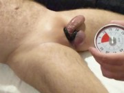 Holding back the orgasm! Nonstop timed handjob. Can he last? 1/16