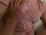 Sweet girl fucked and she cumed. Couldn't resist filling her mouth with sperm. 14/16