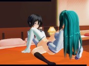 3D HENTAI Schoolgirls Lesbians Fuck With A Vibrator 7/16