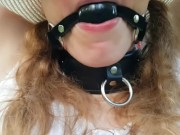 Outdoor Bondage with Diaper and Vibrator 10/16