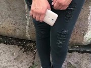 SEXO por DINERO,MEXICANA 19Años Está ESPERANDO a su NOVIO y le DOY DINERO para COGER, PUBLICO,Parte1 5/16