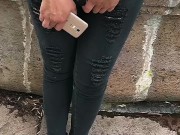 SEXO por DINERO,MEXICANA 19Años Está ESPERANDO a su NOVIO y le DOY DINERO para COGER, PUBLICO,Parte1 7/16