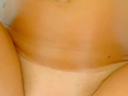 Huge squirt from tight pussy, 10/16