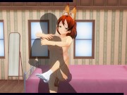 3D HENTAI fucked redhead girlfriend after a walk 11/16