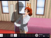 3D HENTAI fucked redhead girlfriend after a walk 9/16